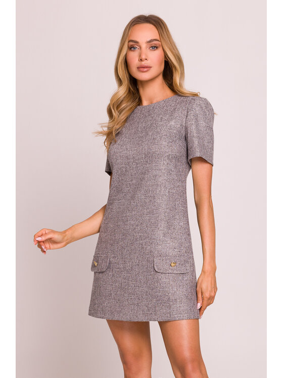 Made of Emotion Made of Emotion Sukienka letnia M855 Czarny Premium Fit