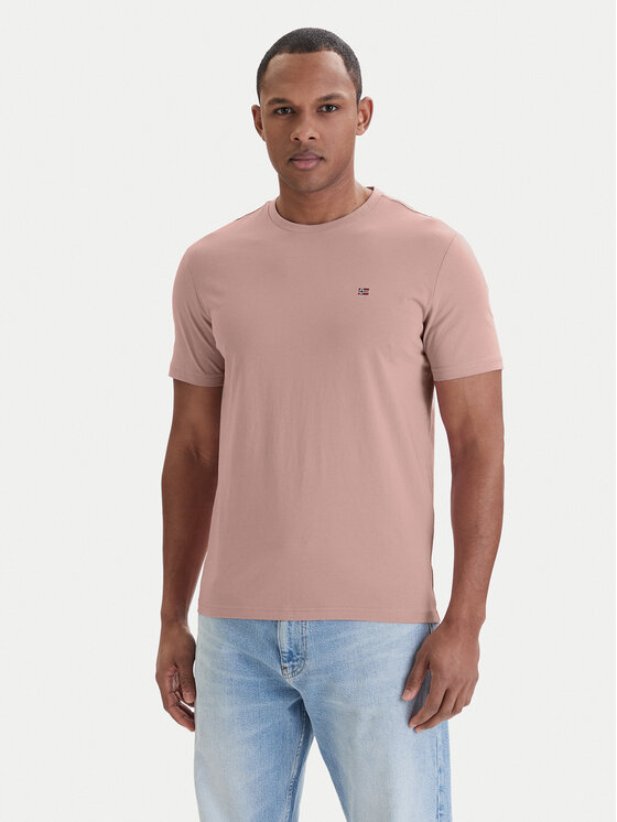 Napapijri Napapijri T-Shirt Salis NP0A4H8D Ροζ Regular Fit