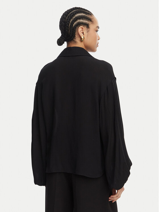 Babylon Babylon Blūze EN0434 Melns Regular Fit