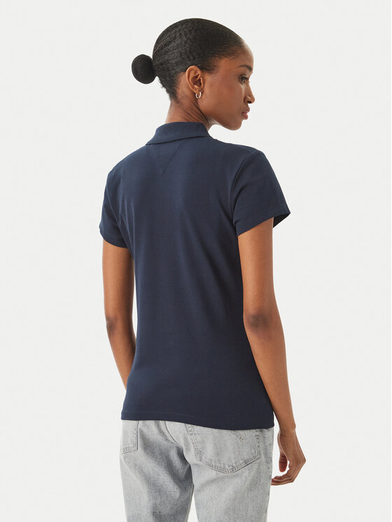 Tommy Hilfiger Tommy Hilfiger Tricou polo 1985 Logo WW0WW49259 Bleumarin Slim Fit