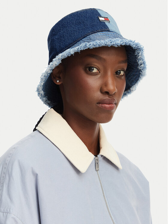 Tommy Jeans Tommy Jeans Klobouk AW0AW18363 Modrá