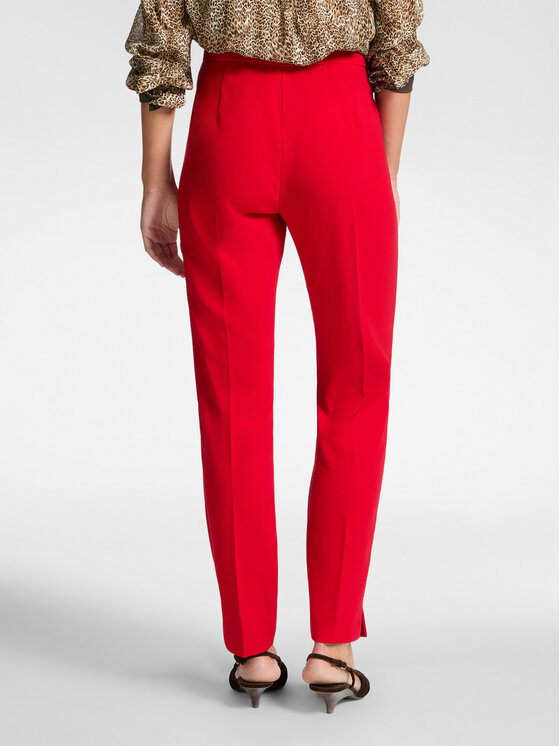 Elena Mirò Elena Mirò Pantaloni di tessuto P162P000358N056 Rosso Regular Fit