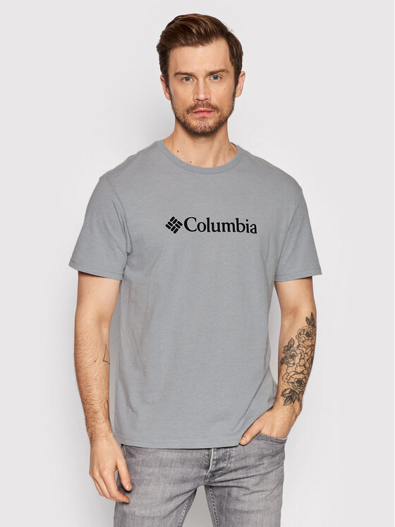 Columbia Columbia T-Shirt Csc Basic Logo 1680053 Grau Regular Fit