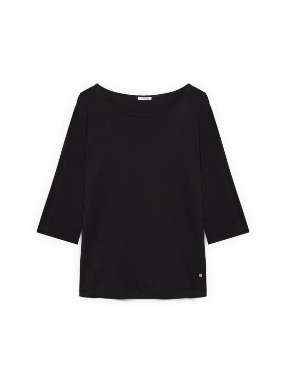 Fiorella Rubino Fiorella Rubino Bluzka G0CRL009262N033 Czarny Regular Fit