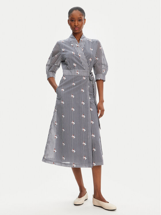 Munthe Munthe Košilové šaty Pum 252132525224 Tmavomodrá Regular Fit