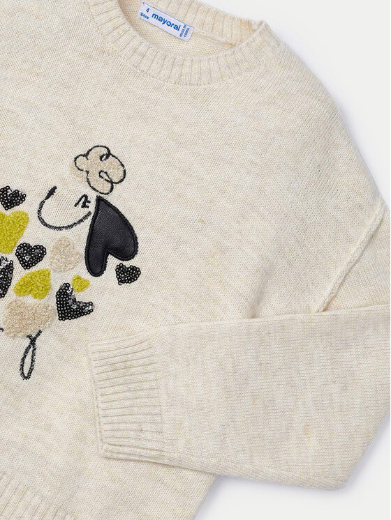 Mayoral Mayoral Sweater 4359 Bézs Regular Fit