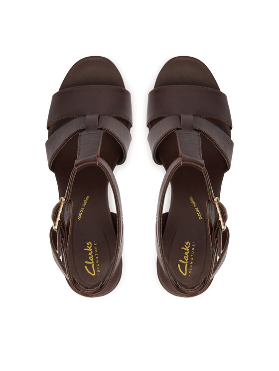Clarks Clarks Sandały Sabina Hope 26186104 Brązowy