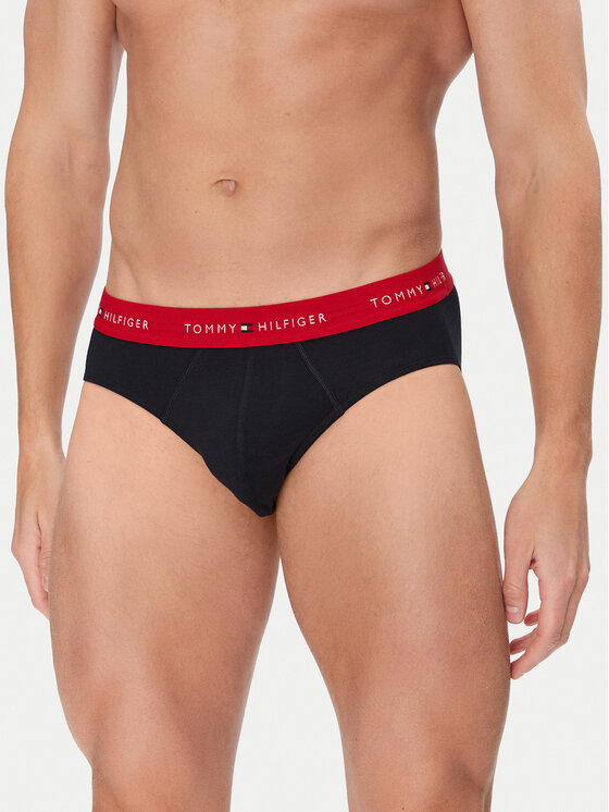 Tommy Hilfiger Tommy Hilfiger Souprava slipů UM0UM03471 Černá
