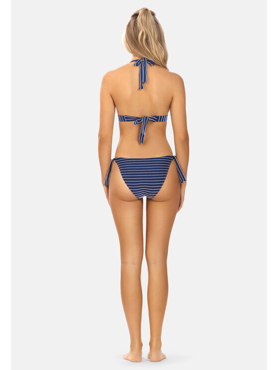 Miss Lou Miss Lou Bikini ML019 Blu scuro