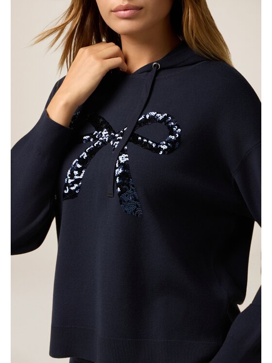 Oltre Oltre Cardigan M391J105136N034 Blu Regular Fit