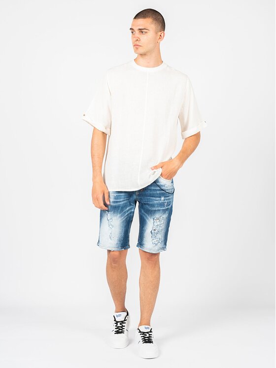 Xagon Xagon T-shirt P2308 2V6 3000 Écru Oversize
