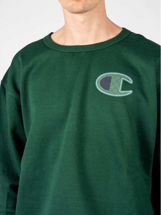 Champion Champion Felpa HBGF88H586N8A Verde Regular Fit