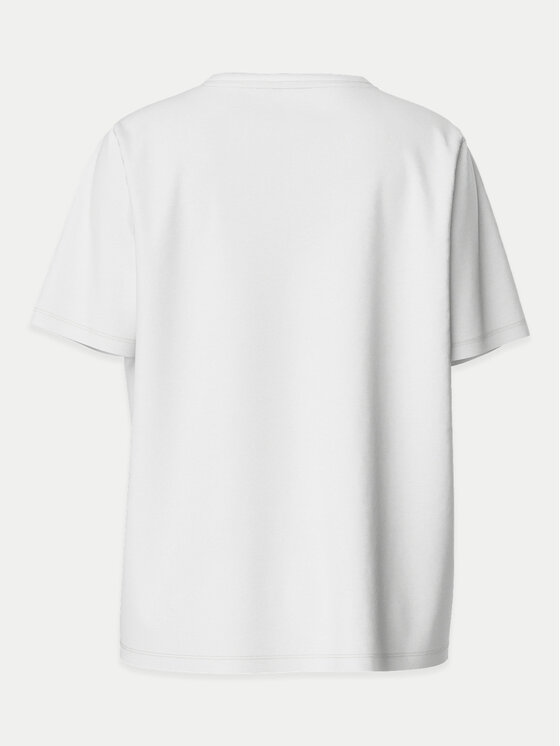 Pieces Pieces T-särk Tulia 17156902 Valge Oversize
