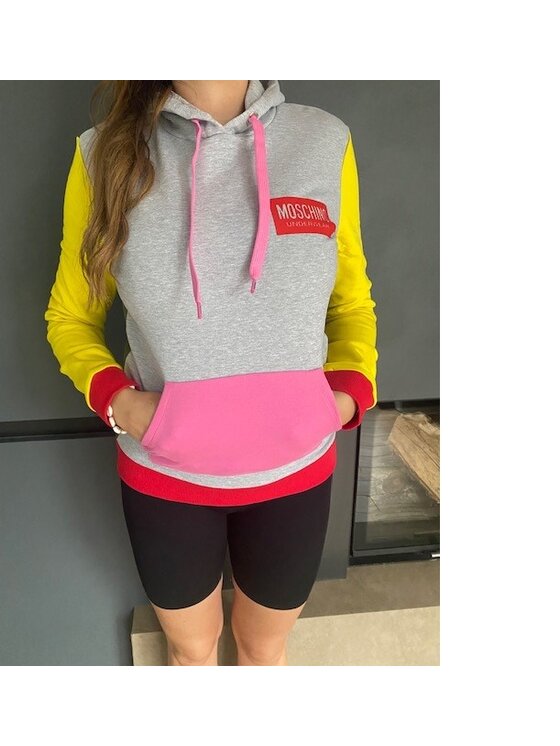 MOSCHINO MOSCHINO Mikina ZUA1725 Barevná Slim Fit