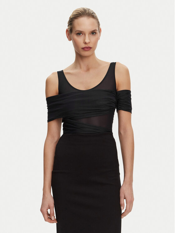 PINKO Боди Bella 104832 A2H1 Черен Regular Fit