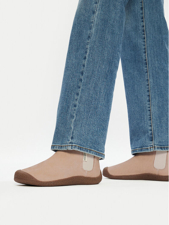 Keen Keen Štibletai Mosey Chelsea Leather 1026453 Smėlio