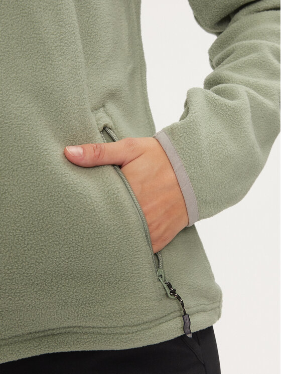 Whistler Whistler Felpa di pile Cocoon W Fleece W211201 Verde Regular Fit