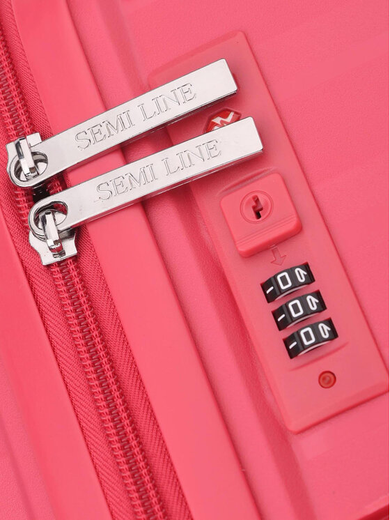 Semi Line Semi Line Valigia media T5909-3 Rosa