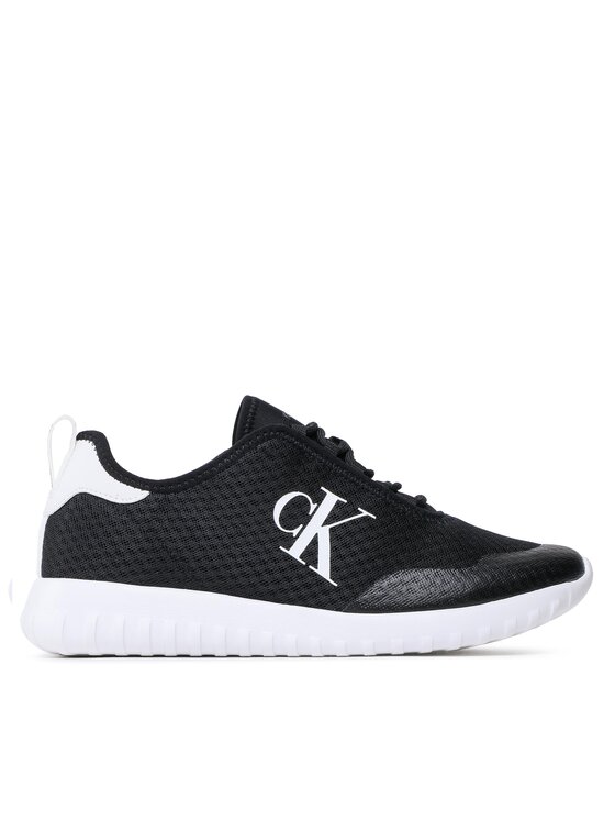 Sneakers Calvin Klein Jeans Sporty Runner Eva Slipon Mesh YM0YM00627 Negru