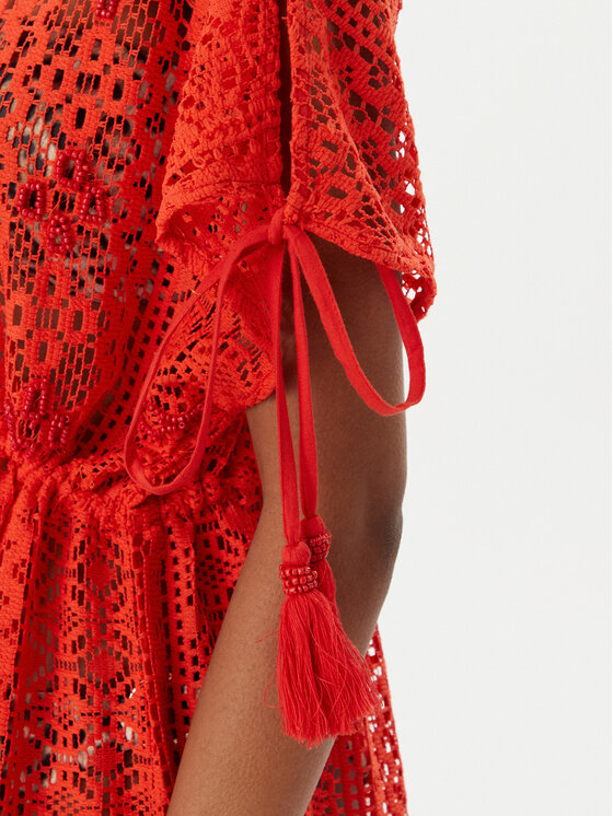 Iconique Iconique Strandkleid Temptation IC26-119 Rot Regular Fit