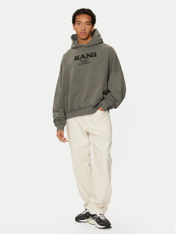 Karl Kani Karl Kani Суитшърт Retro Sprayed 60210110 Сив Regular Fit