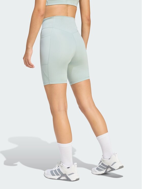 adidas adidas Szorty sportowe 150149 Zielony Fitted Fit