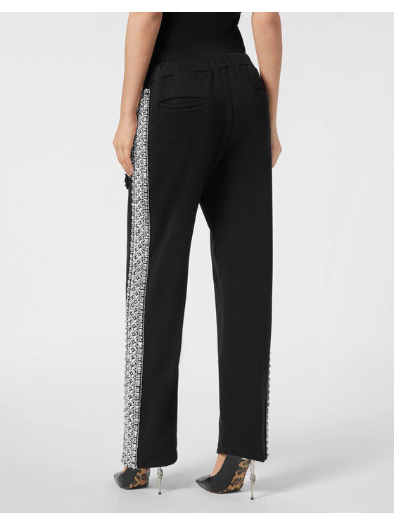 PHILIPP PLEIN PHILIPP PLEIN Spodnie dresowe 26337 Czarny Jogger Fit