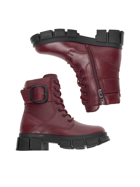Badura Badura Schnürschuhe EO-CI12-9092-08 Dunkelrot