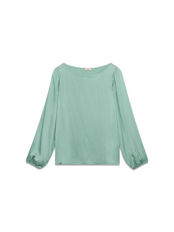 Oltre Oltre Blusa 2464R003023N025 Turchese Regular Fit