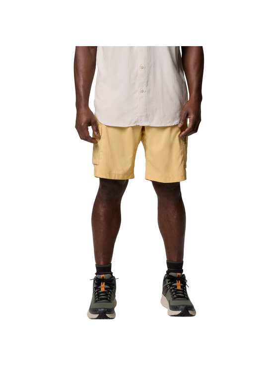Columbia Columbia Szorty sportowe Columbia Silver Ridge Utility Cargo Shorts Żółty Regular Fit