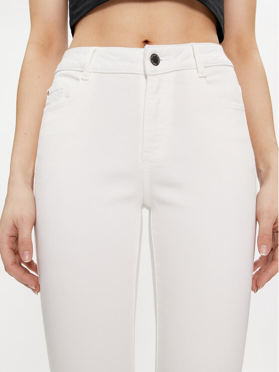 Morgan Morgan Jeans hlače 241-POLIA1 Écru Skinny Fit