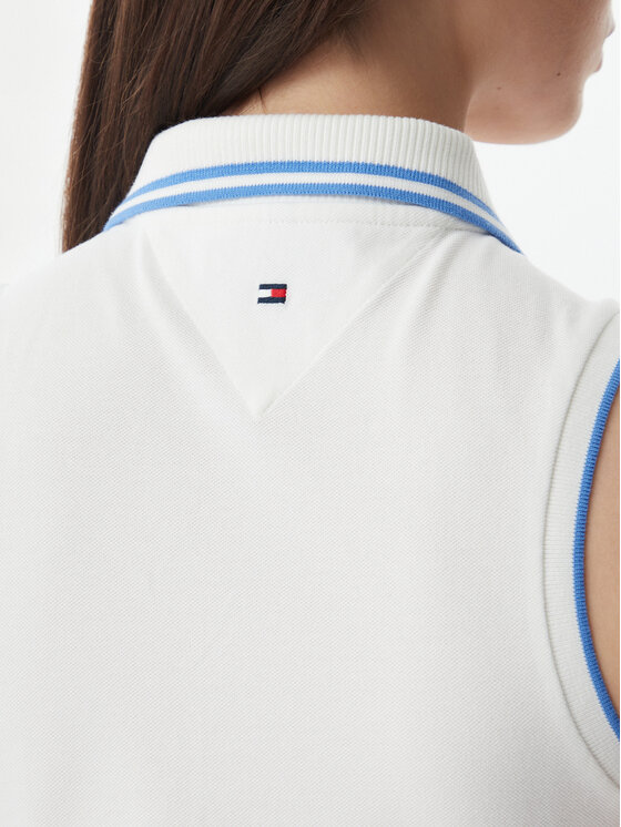 Tommy Hilfiger Tommy Hilfiger Polo 1985 WW0WW49561 Bijela Slim Fit
