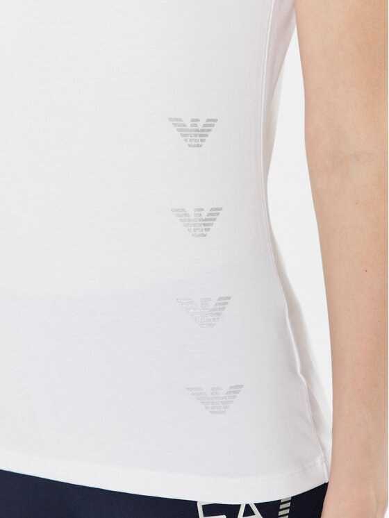 EA7 Emporio Armani EA7 Emporio Armani T-shirt 3RTT08 TJDZZ 1100 Bijela Regular Fit