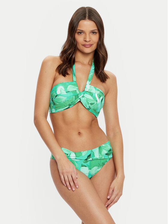 Seafolly Seafolly Bikini felső Secret Garden 33816-220 Zöld