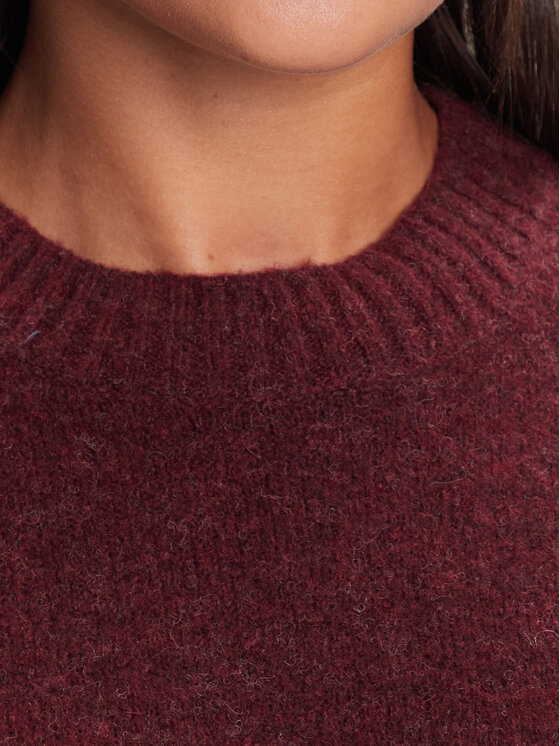Vero Moda Vero Moda Pullover Boom 10320463 Dunkelrot Loose Fit