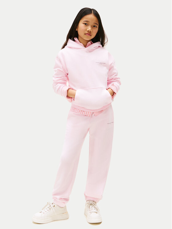 Tommy Hilfiger Tommy Hilfiger Jogginghose KS0KS00596 Rosa Regular Fit