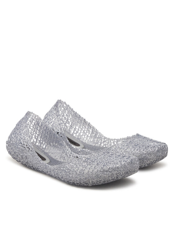 Melissa Ballerine Melissa Campana Papel Ad 33693 Argento Modivo