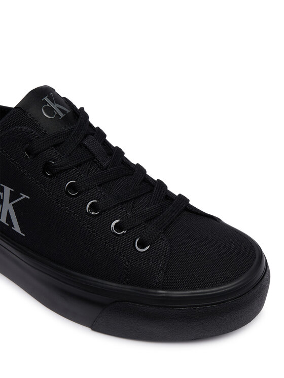 Calvin Klein Calvin Klein Laisvalaikio batai Vulc Flatform Low Canvas Mg YW0YW01763 Juoda