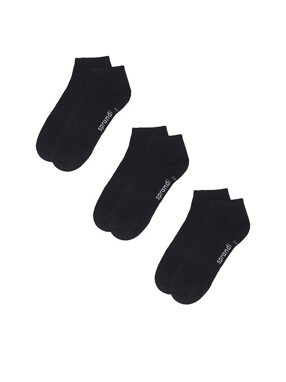 Sprandi Rövid zoknik 0WB-001-AW23 (3-pack) Fekete