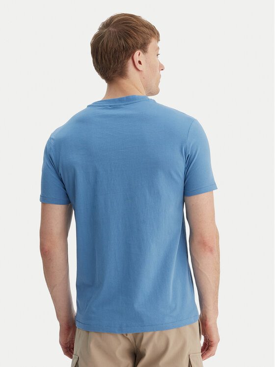 Napapijri Napapijri Тишърт S-Mahsa NP0A4FZB Син Regular Fit