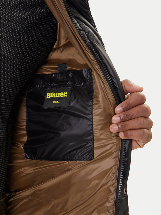 Blauer Blauer Pūkinė striukė 25WBLUC03149 007285 Juoda Regular Fit