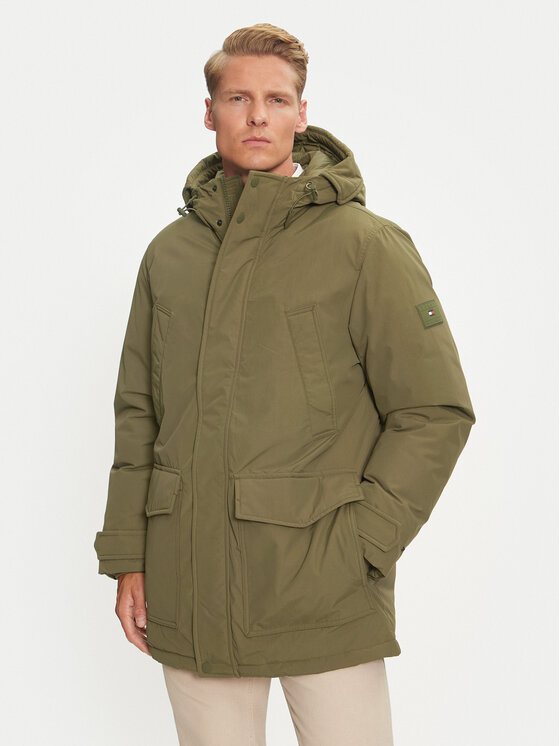 Tommy Hilfiger Tommy Hilfiger Μπουφάν πουπουλένιο Rockie MW0MW36595 Χακί Regular Fit