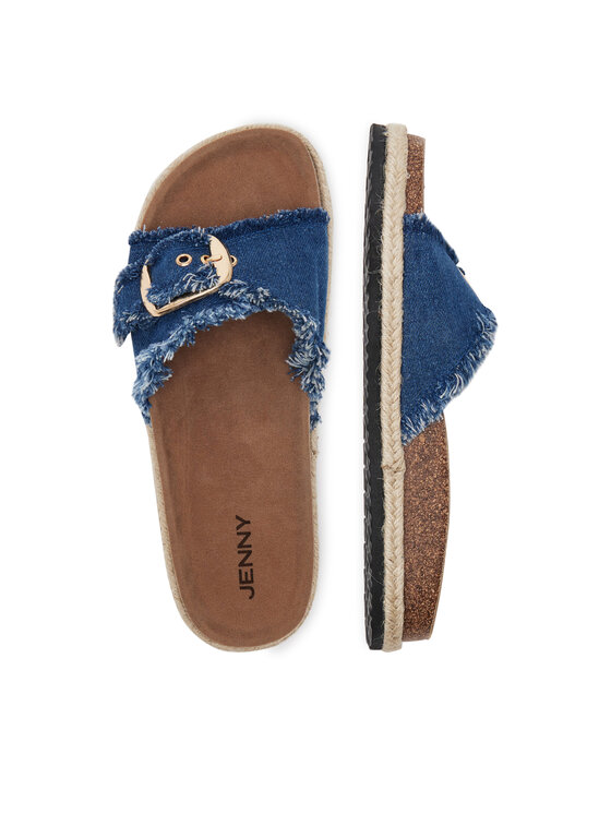 JENNY JENNY Klapki LB-P1629 Granatowy
