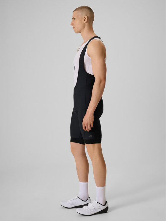 4F 4F Szorty rowerowe GET LOST FEEL FOUND Czarny Slim Fit