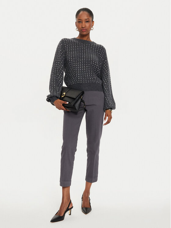 Marella Marella Džemper Molo 2423946034 Siva Regular Fit