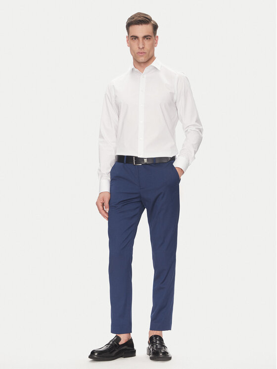 Calvin Klein Calvin Klein Cămașă LV019EU029 Alb Slim Fit