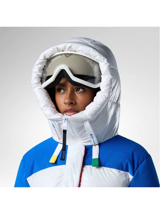 Rossignol Rossignol Kurtka narciarska W Jcc Corduroy Down Ski Jacket Biały Regular Fit