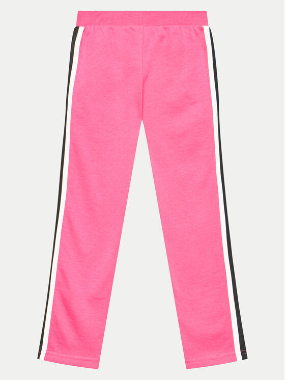 Guess Guess Долнище анцуг J4YQ12 KA6R4 Розов Relaxed Fit