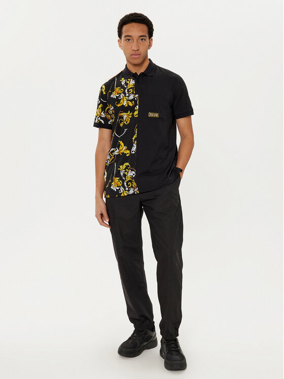 Versace Jeans Couture Versace Jeans Couture Donji dio trenerke 78GAA100 Crna Regular Fit