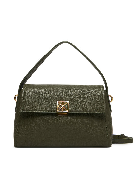 Calvin Klein Calvin Klein Ročna torba Emblem Hw Pebble Shoulder Bag 25 LV04F3425G Zelena
